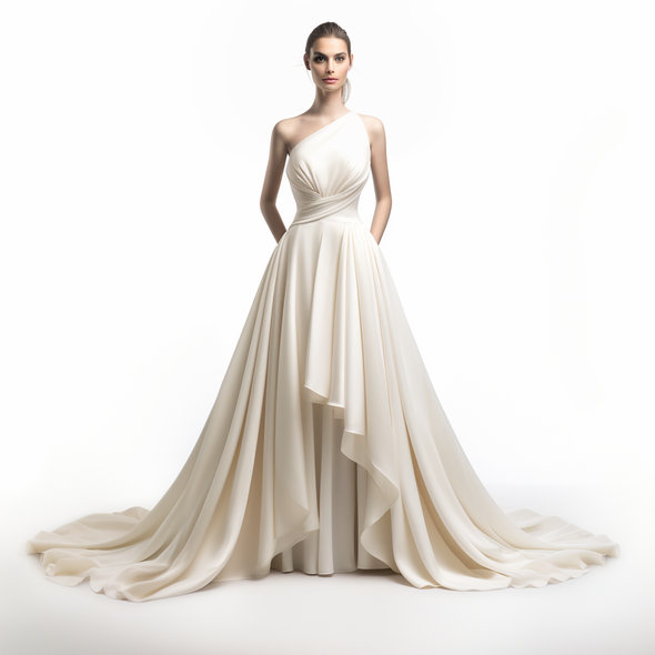 Classic Ballgown in Ivory