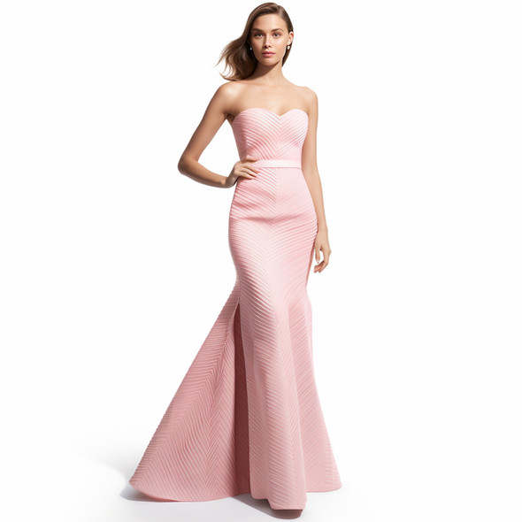 Adrianna Papell Women's Matelasse Column Gown