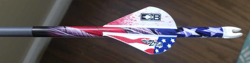 Arrow Wraps-Feathered flag black tip fade Arrow Wraps-Feathered flag black tip fade