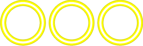 Archery Decal-Sight Ring Triple (inverted) Archery Decal-Sight Ring Triple (inverted)