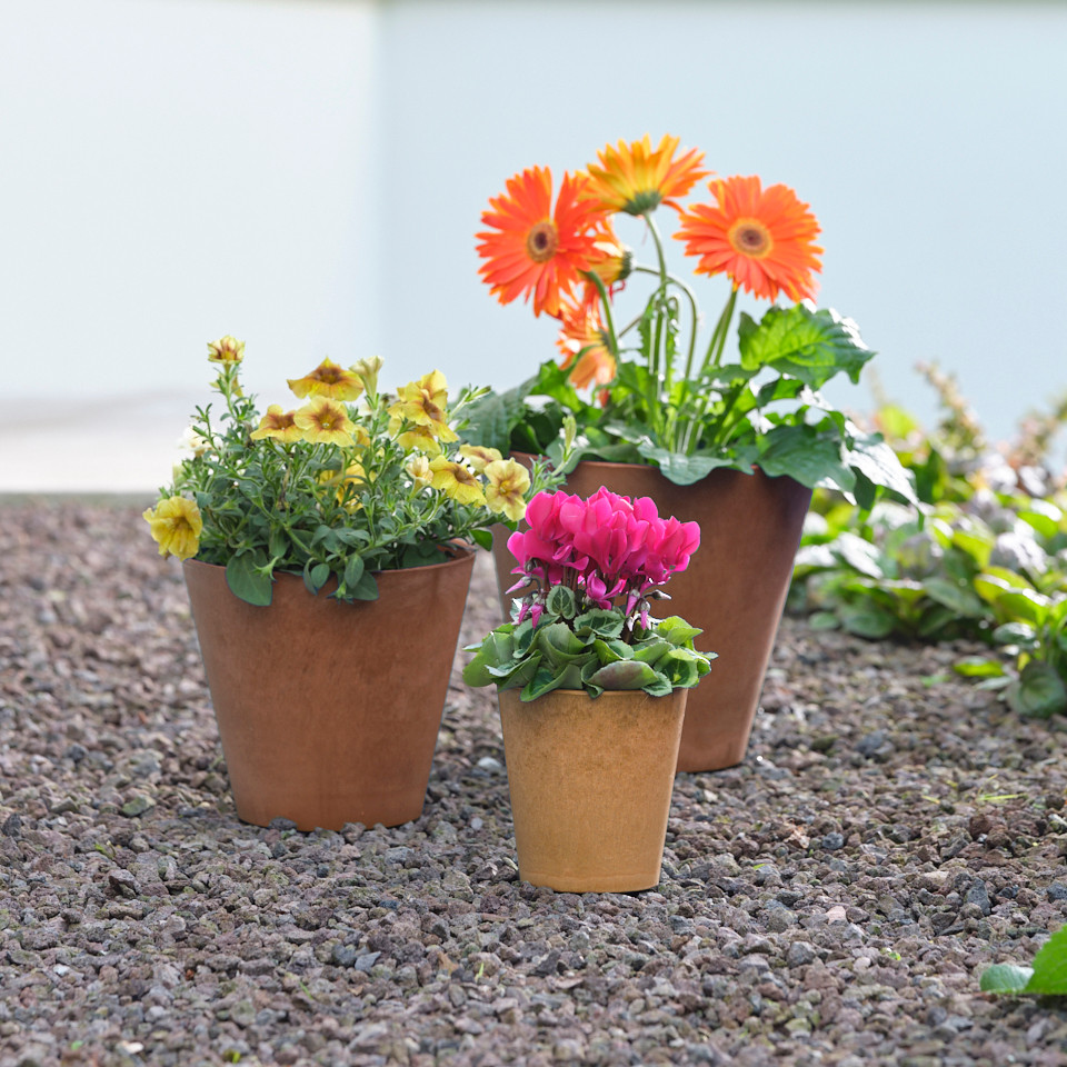 16" Round Planter - Self Watering | Decorative Planter Pots
