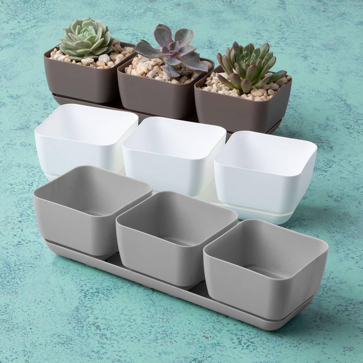 Herb Trio Planter | Decorative Planters | Root & Vessel