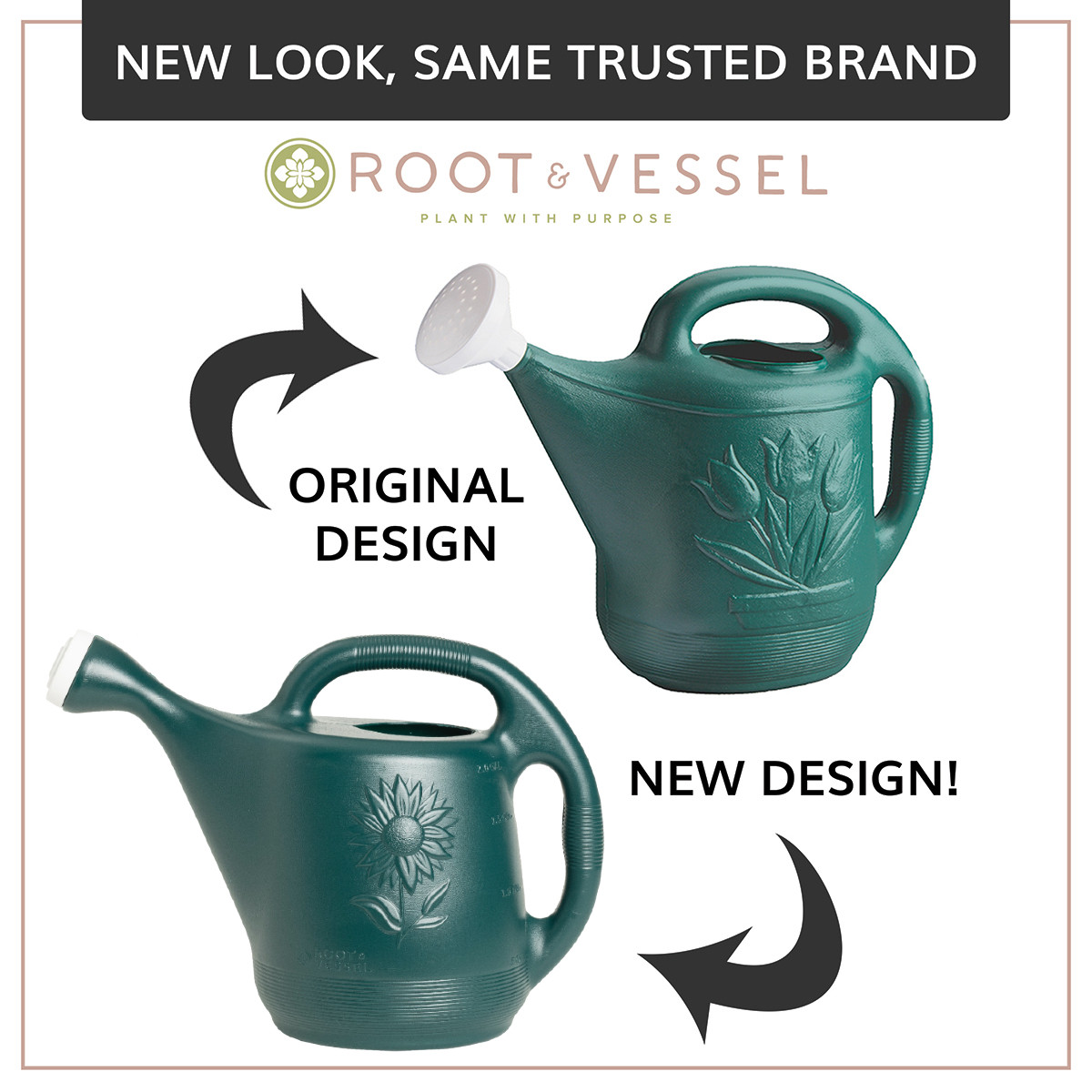 2 Gallon Plastic Watering Can | Root & Vessel