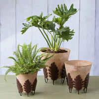 Botanical Leaf Plant Stand