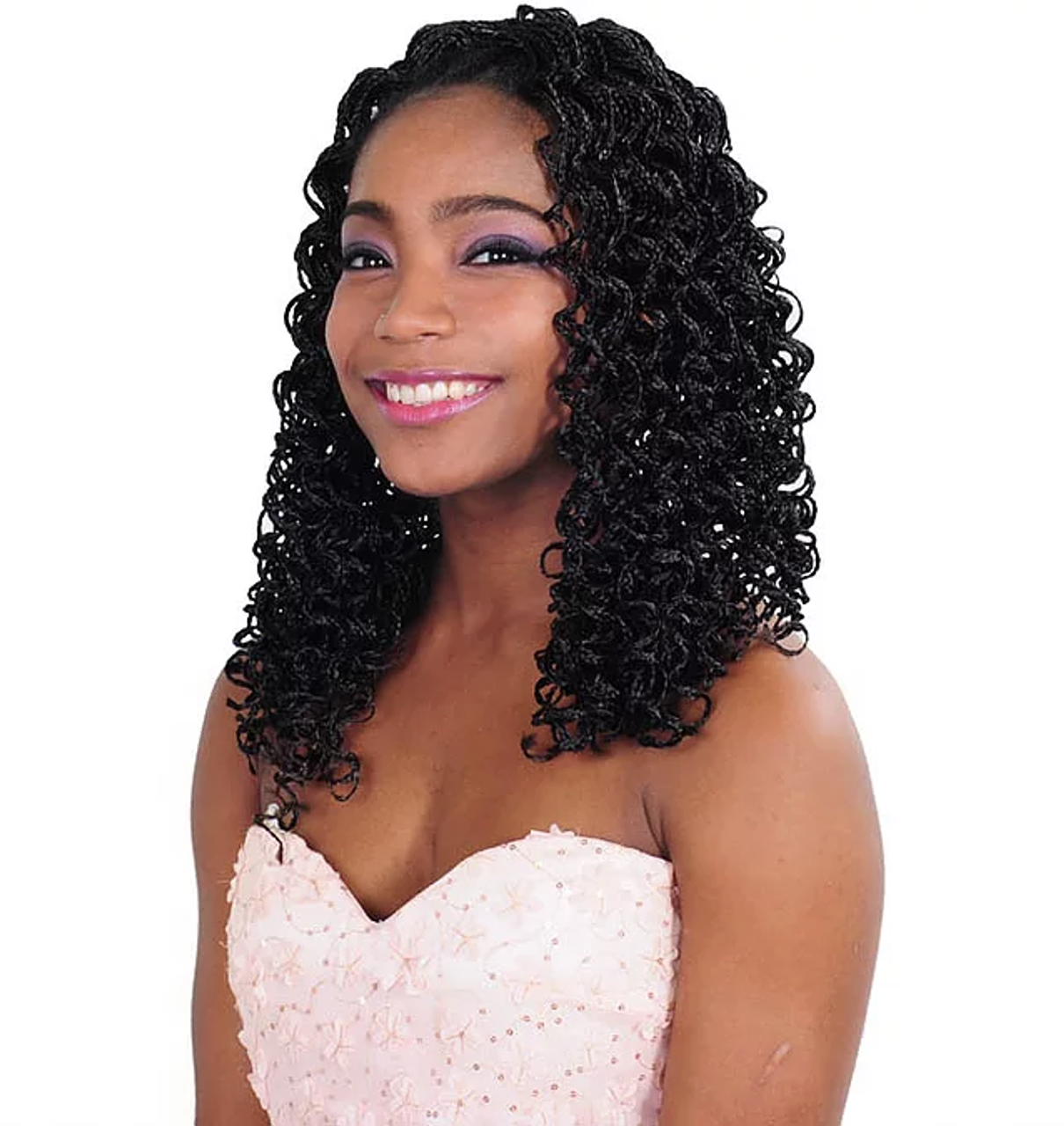 Knot S Curl Synthetic Crochet Braid Hair (1) 