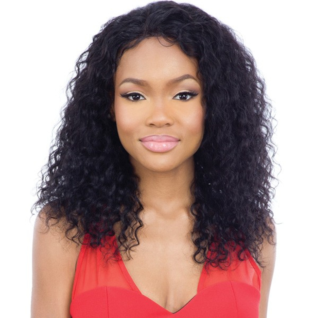 Mayde Beauty Wet Wavy Bleached Knot Frontal Lace Wig Deep Curl