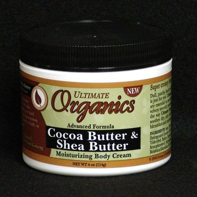 ultimate organics cocoa and shea butter
