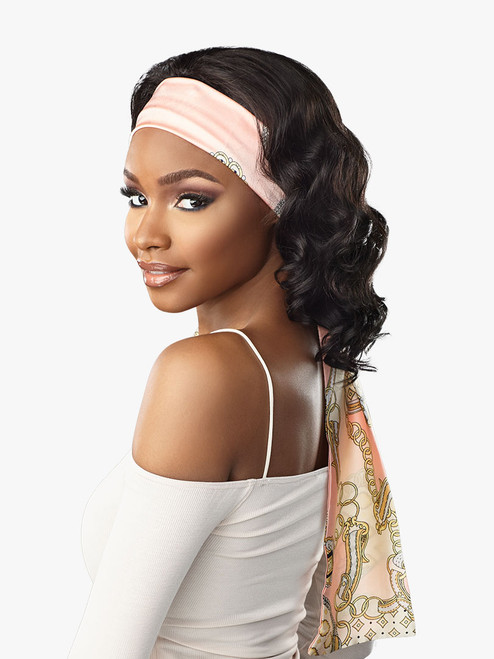 Sensationnel 10A Virgin Human Hair Headband Wig Loose Deep