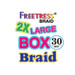 2X Large Box Braid 30"