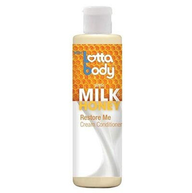 Lotta Body Milk Honey Restore Me Cream Conditioner - Tiefenpflege Für Natürliches Haar, 300 Ml