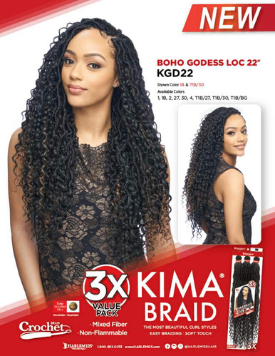 KIMA Braid - 3X BOHO GODDESS LOC 22