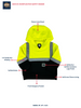 Buffalo Outdoors Hi Vis Reflective Safety Kid's Hoodie - 716144HV - Features