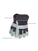 Buffalo Outdoors® Heavy Duty All-Season Leather Palm Work Glove 3-Pack - Features