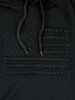Buffalo Outdoors® Workwear Men's Blackout Edition American Flag Hooded Sweatshirt Detail 300CL