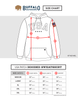 Buffalo Outdoors® Workwear Men's Blackout Edition USA Patch Hooded Sweatshirt 314CL Sizing Chart