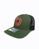 Circle Patch Trucker Hat 716507CL-Green Main