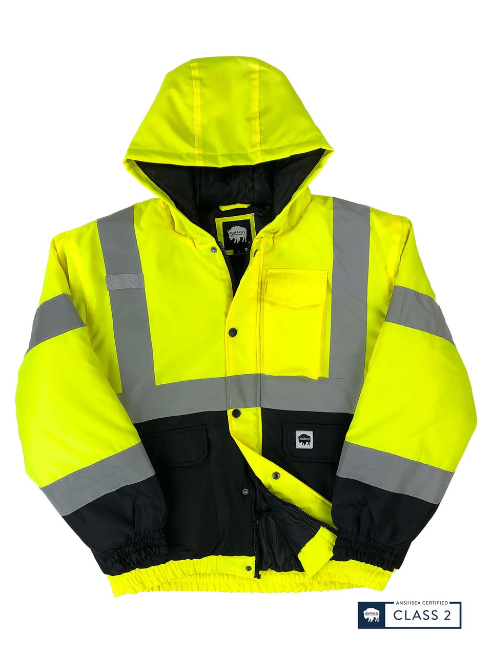 Buffalo Outdoors® Men's Hi-Vis 2-in-1 Reversible Safety Vest - AAA