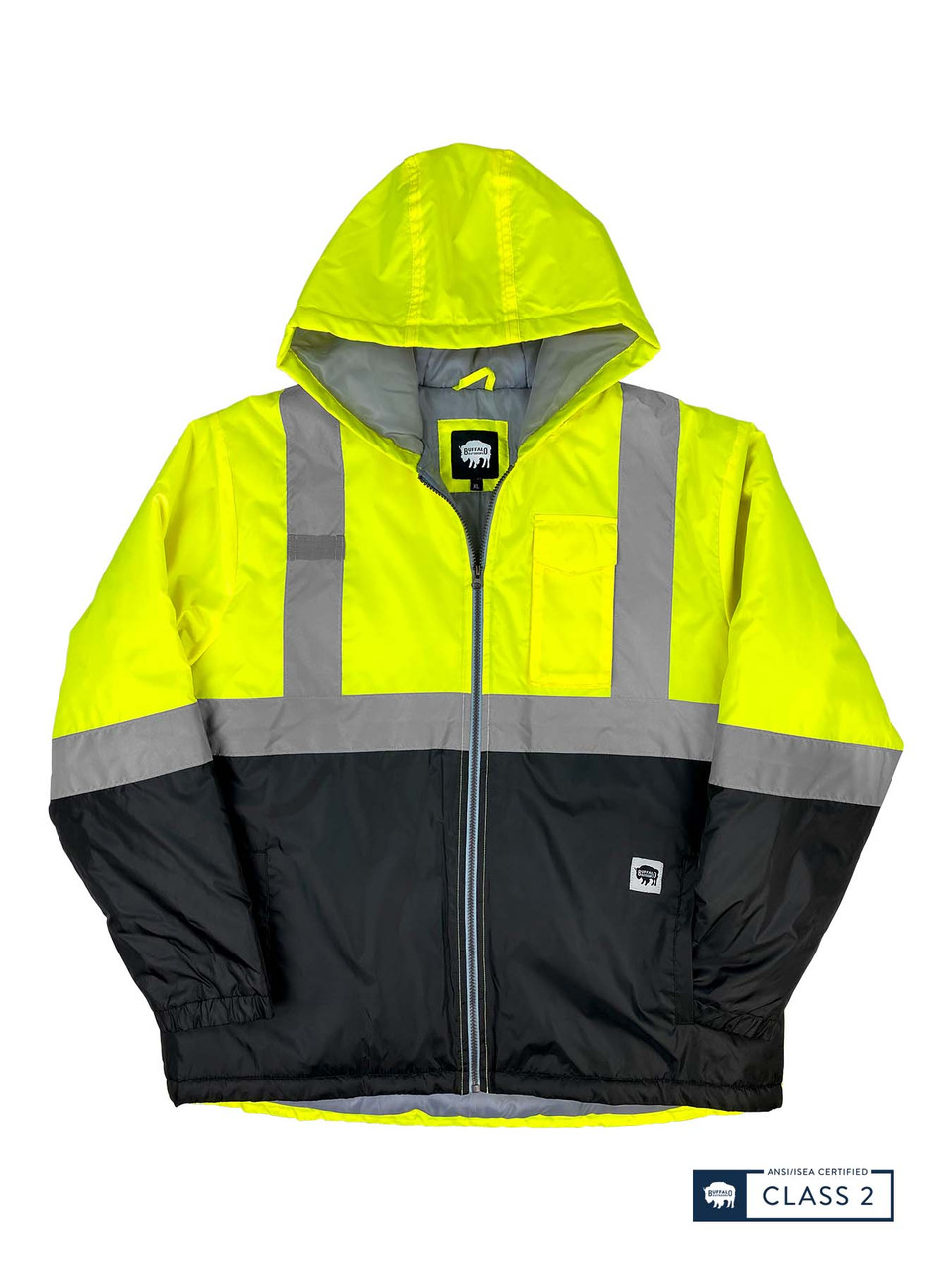 Buffalo Outdoors® Workwear Class 2 Hi Vis Safety Two-Tone Lightweight Field  Jacket 2.0