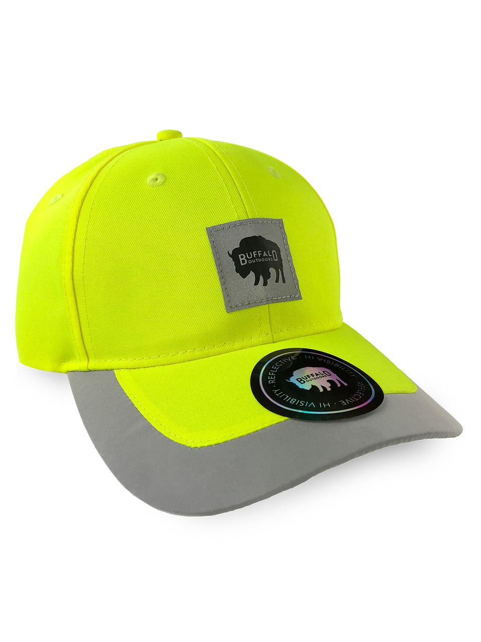 Buffalo Outdoors  Hi Vis Reflective Safety Work Hat