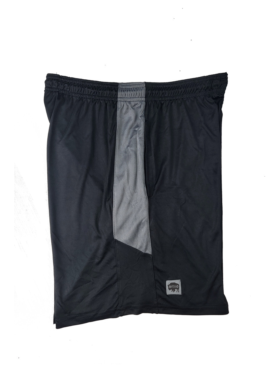 Buffalo Outdoors  Men's Comfort Fit Solid Semi-Stripe Athletic Short