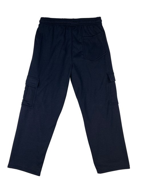 Cargos for Men- Navy Blue Front Zipped Cargo Pants for Men Online |  Powerlook