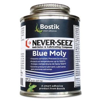 Never-Seez Blue Moly Compound, 8 oz Brush Top Can (1 CN / CN)