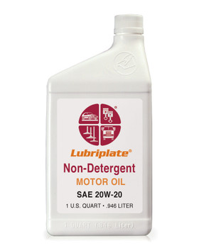 LUBRIPLATE NON-DET. MOTOR OIL -  20W-20, 1 qt. Bottle, (12 BTL/CS)