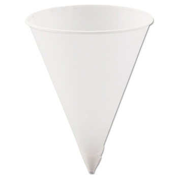 Solo Bare Eco-Forward Paper Cone Water Cups, 4.25 oz, White (1 CA / CA)