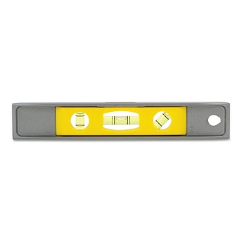 Stanley Torpedo Magnetic Level, 9 in, 3 Vials, Cast Aluminum (1 EA / EA)