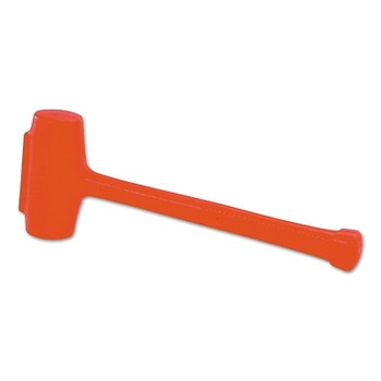 Stanley COMPO-CAST Soft-Face Sledge Hammer, 5 lb Head, 2-3/4 in dia Face, 19-5/8 in OAL, Orange (1 EA / EA)