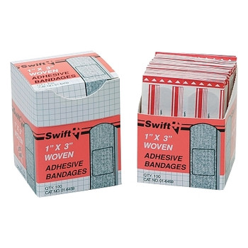 Honeywell North Adhesive Bandage, 1 in x 3 in Strips, Fabric (1 BX / BX)