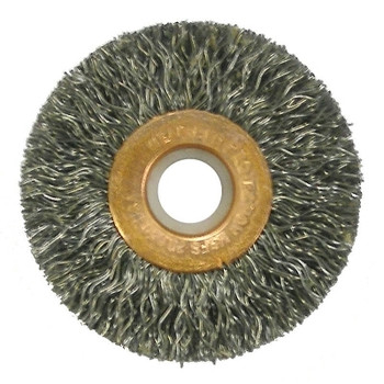 Weiler Copper Center  Wire Wheel, 2 in D x 3/8 in W, .014 in Steel Wire, 20,000 rpm (10 EA / CTN)