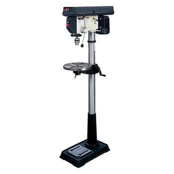 Jet Floor Drill Presses, 5/8 in (steel) Cap., 5/8 in Chuck, 200 rpm - 3,630 rpm (1 EA / EA) Jet Floor Drill Presses, 5/8 in (steel) Cap., 5/8 in Chuck, 200 rpm - 3,630 rpm (1 EA / EA)
