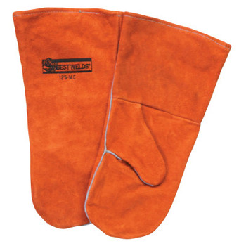 Best Welds Welding Mittens, Side Split Cowhide, Standard Size, Russet (1 PR/PR)