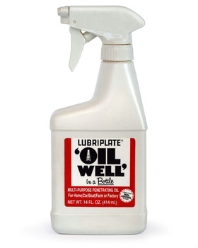 LUBRIPLATE OIL WELL IN A BTL, 14 oz Pump Spray, (1 BTL/CS)