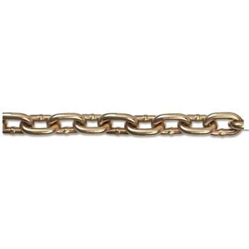 Peerless Grade 70 Transport Chain, Size 5/8 in, 150 ft, 15800 lb Limit, Yellow Dichromate (150 FT / DR)