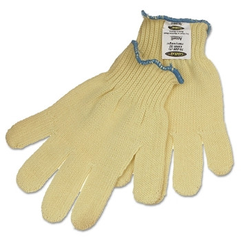 Ansell GoldKnit Heavyweight Gloves, Size 7, Yellow (12 PR / DZ)