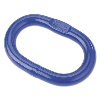 Peerless V10 Oblong Master Links, 4,240 lb Load, Peerless Blue (1 EA / EA)