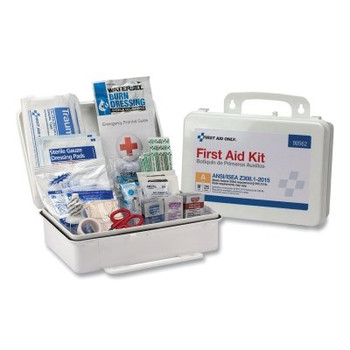 First Aid Only 90562 25 Person First Aid Kit, 89 Pieces, 9.5 in x 6.5 in x 3 in (1 EA / EA)