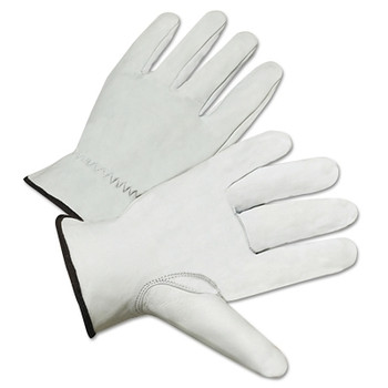 West Chester 991K Series Drivers Gloves, Small, White (12 PR / DZ)