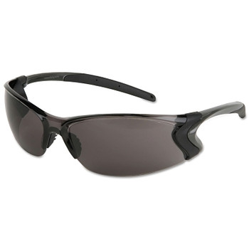 MCR Safety BD1 Dielectric Frameless Safety Glasses, Polycarbonate Gray Lens, MAX6 Anti-Fog, Nylon Temples (12 PR / DZ)