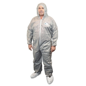 West Chester PosiM3 Coveralls, Gray, 4X-Large (25 EA / CA)