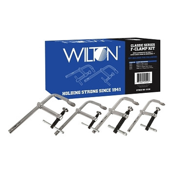 Wilton Classic Series F-Clamp Kit, 4-12 in, 2 1/4-5 1/2 in Throat, 400-1800 lb Load Cap (1 EA / EA)