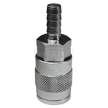 Dixon Valve DQC F-Series Industrial Manual Coupler Standard Hose Barb, 1/2 in, Steel (1 EA / EA)