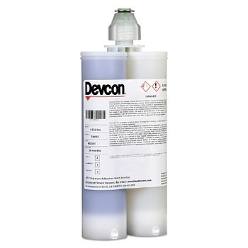 Devcon 5 Minute Epoxy Gel, 400 mL, Cartridge, Amber/Opaque (12 EA / CA)