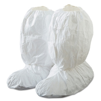 DuPont Tyvek IsoClean High Boot Covers with Gripper Soles, X-Large, White (100 EA / BX)