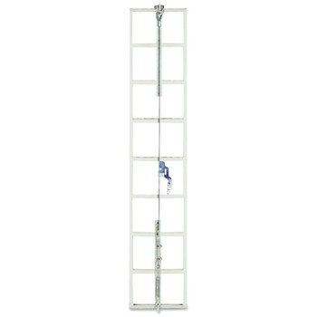 MSA Sure Climb Ladder Cable System, Galvanized Steel, 5/16 in x 35 ft (1 EA / EA)