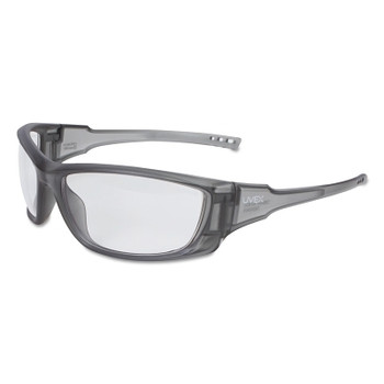 Honeywell Uvex A1500 Series Safety Eyewear, Clear Lens, UvextraAF, Gray Frame (10 EA / PK)