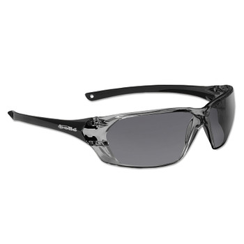 Bolle Safety Prism Series Safety Glasses, Smoke Lens, Anti-Fog, Anti-Scratch, Black Frame (1 PR / PR)