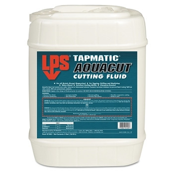 LPS Tapmatic AquaCut Cutting Fluids, 5 gal, Pail (5 GAL / PAL) LPS Tapmatic AquaCut Cutting Fluids, 5 gal, Pail (5 GAL / PAL)